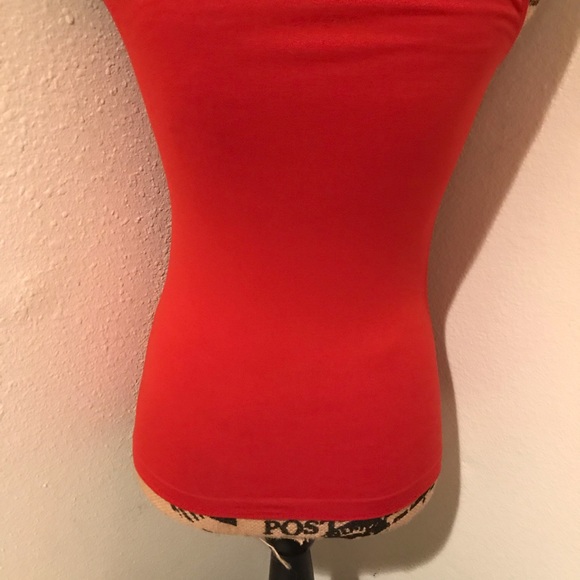 Cato Tangerine Sleeveless Stretch Tank Top-S - Picture 5 of 13